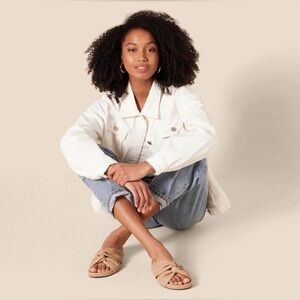 Amazon Essentials Women’s Knotted Slide Sandals in Beige